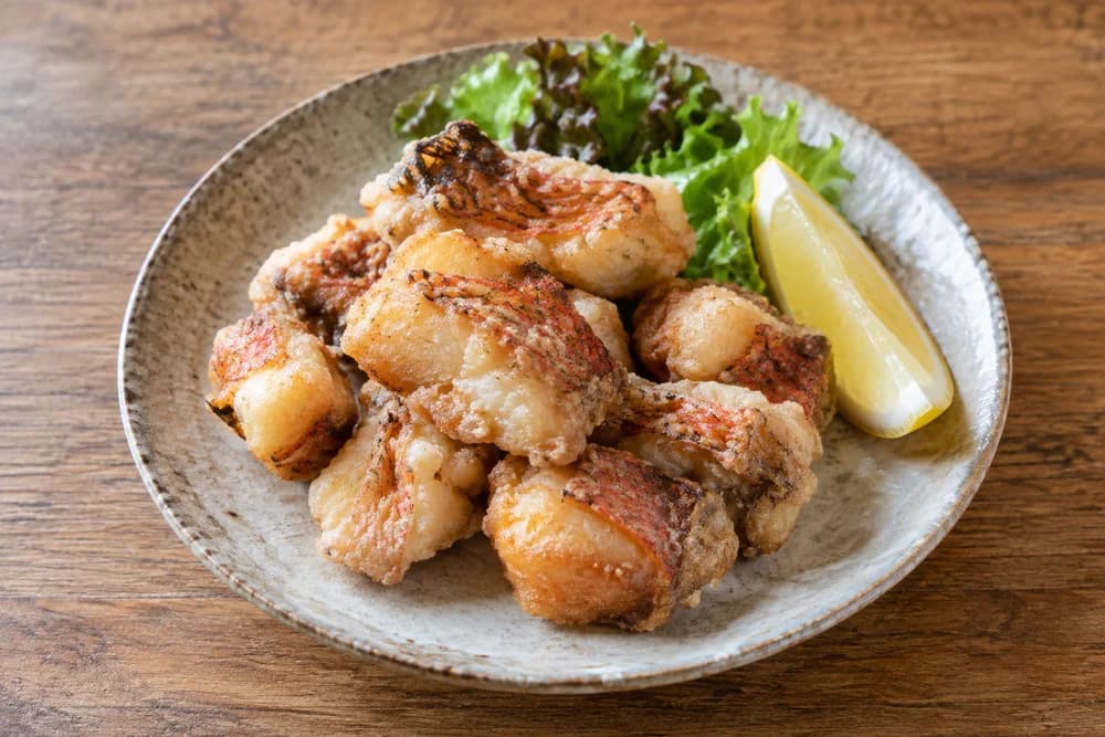 スジアラの唐揚げ