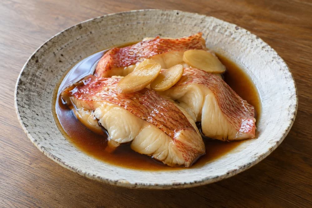 スジアラの煮付け