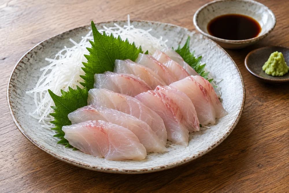 スジアラの刺身