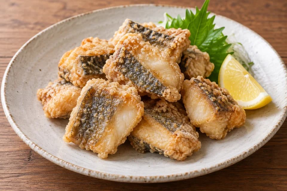タカベの唐揚げ