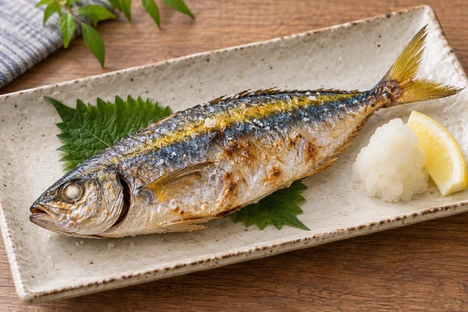 タカベの塩焼き