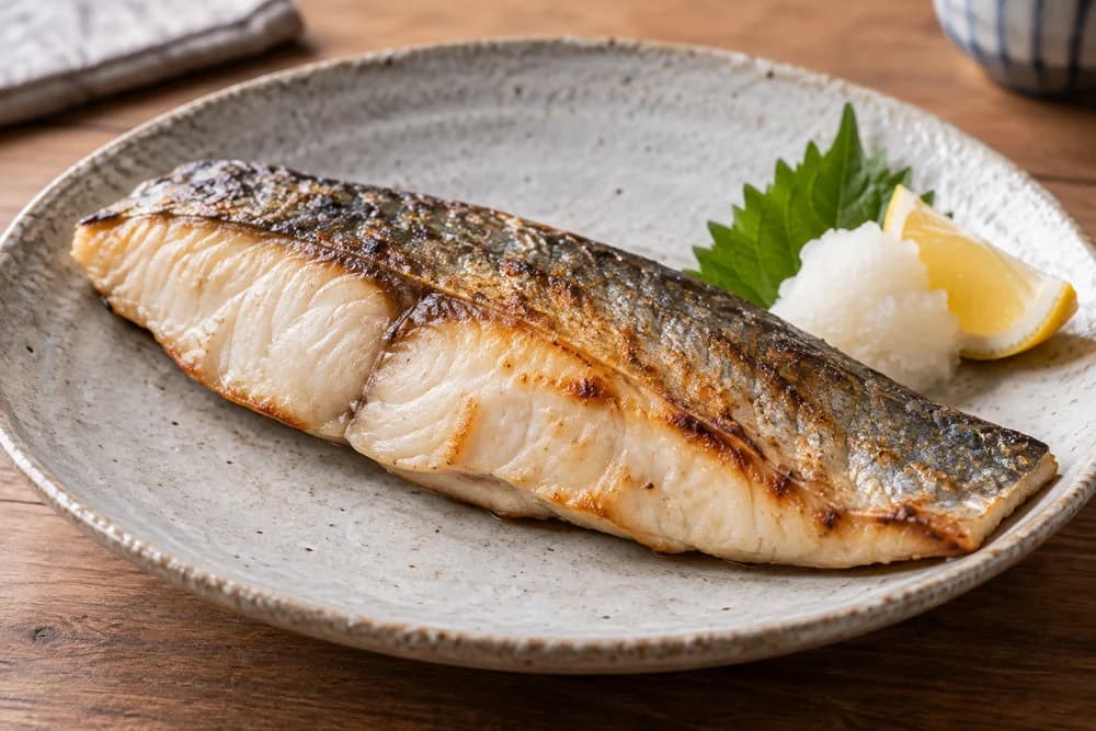 ツムブリの塩焼き