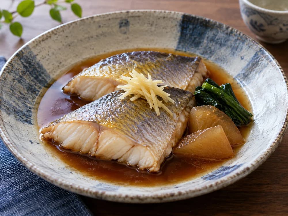 ウメイロの煮付け