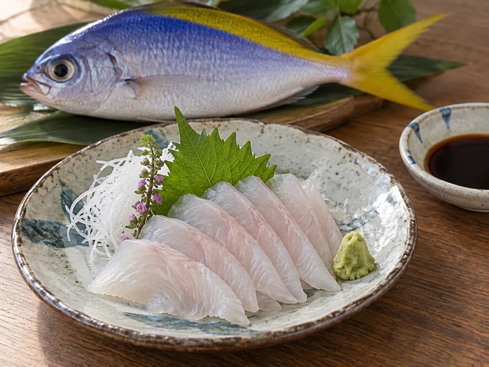 ウメイロの刺身
