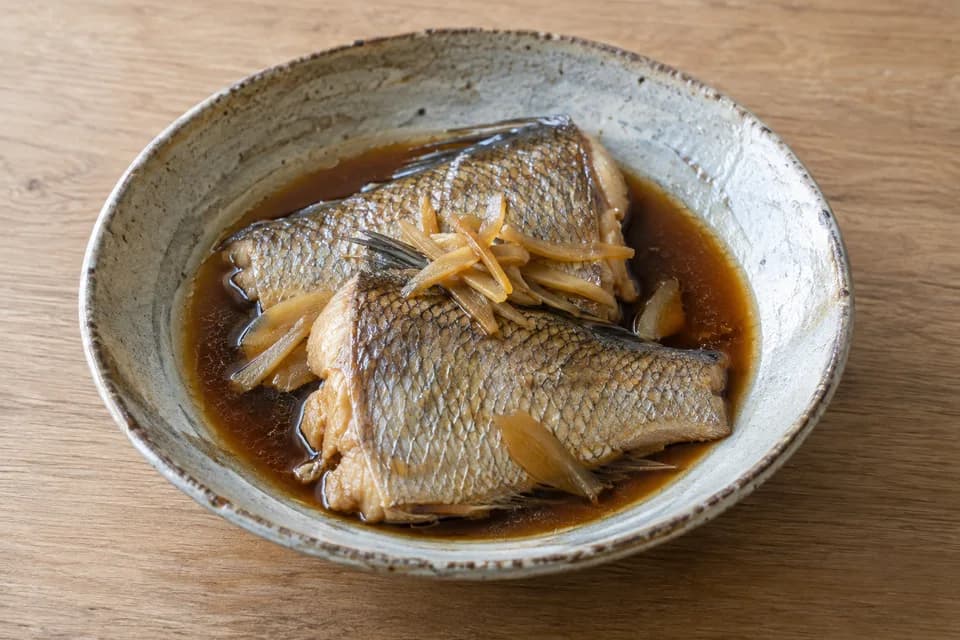 ウミタナゴの煮付け