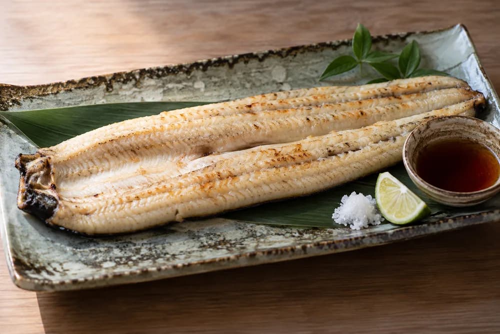 ニホンウナギの白焼き