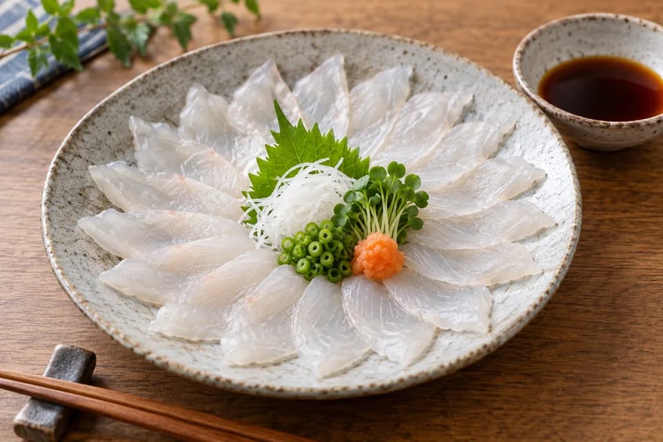 ウスバハギの薄造り