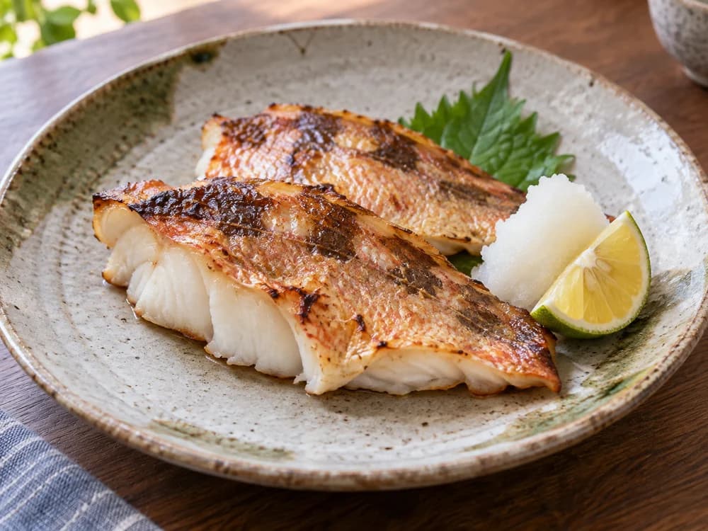 ウスメバルの塩焼き