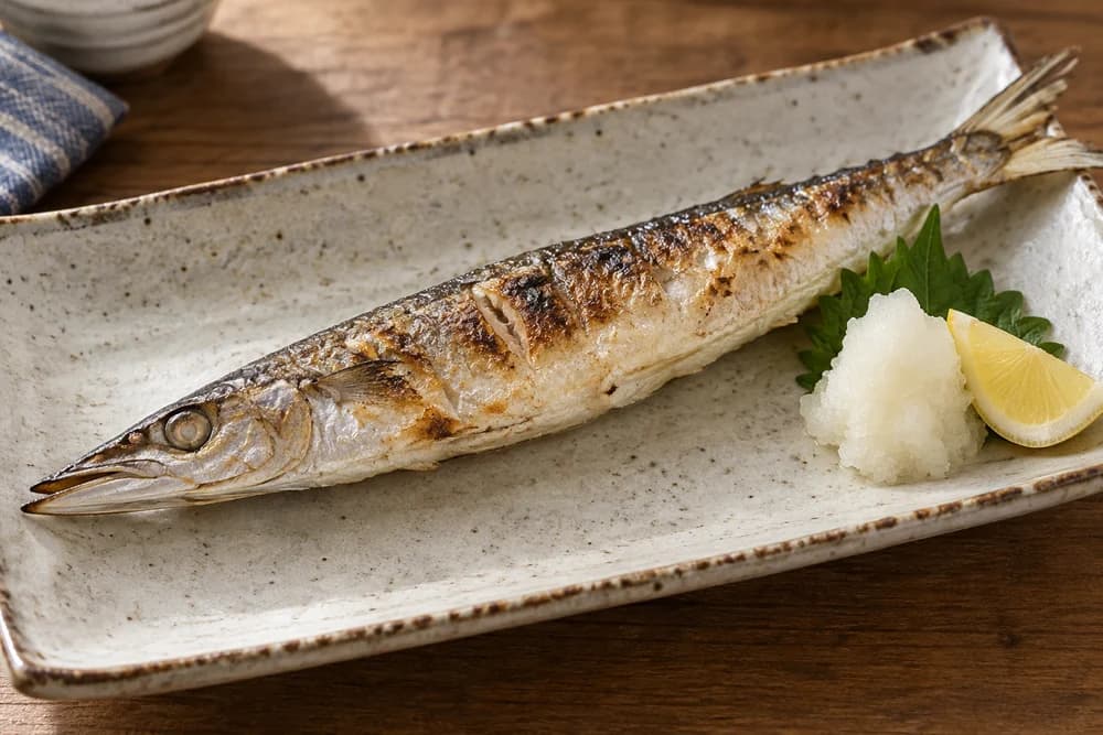 ヤマトカマスの塩焼き