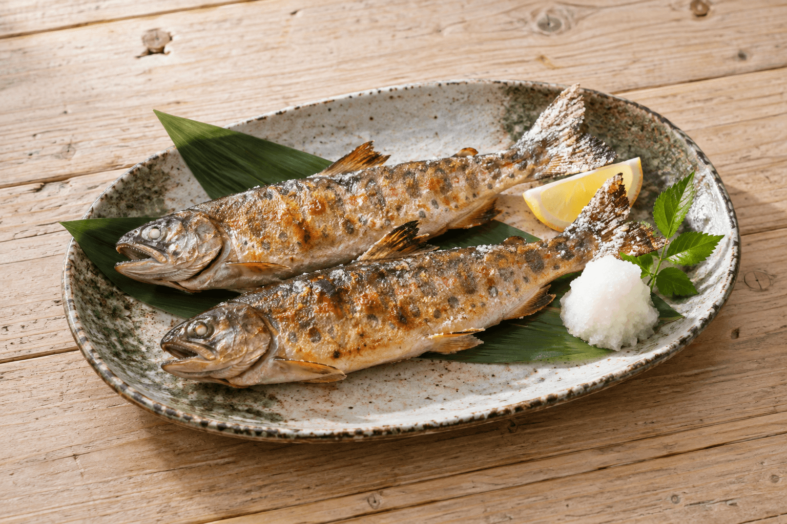 アマゴの塩焼き