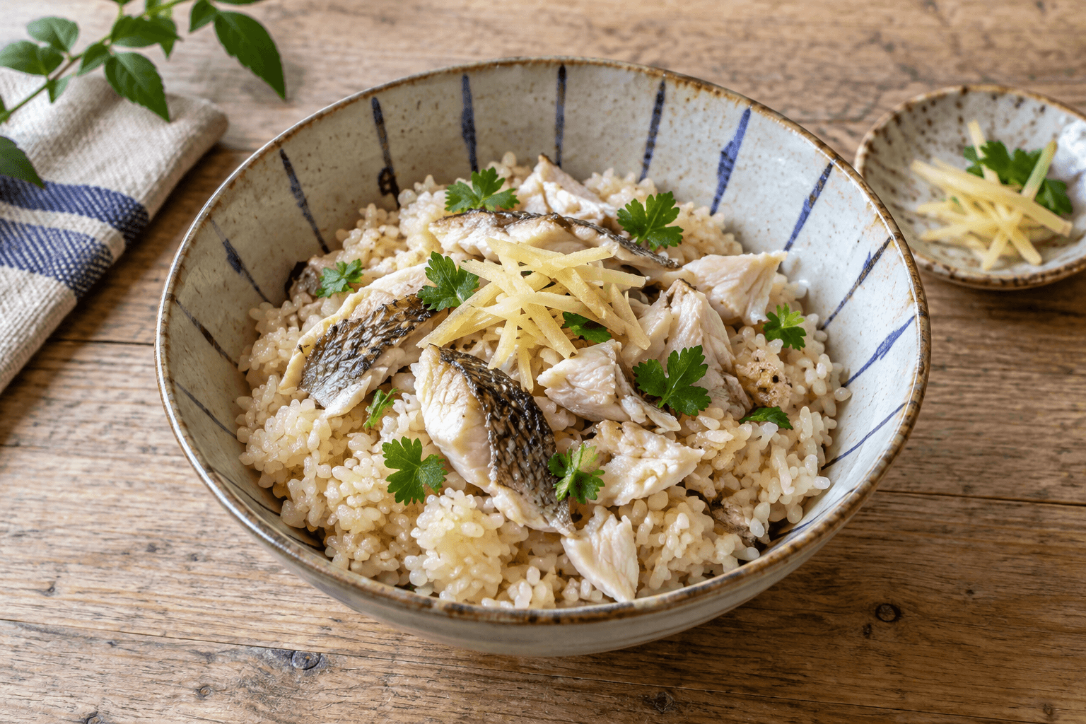 クロダイの炊き込みご飯