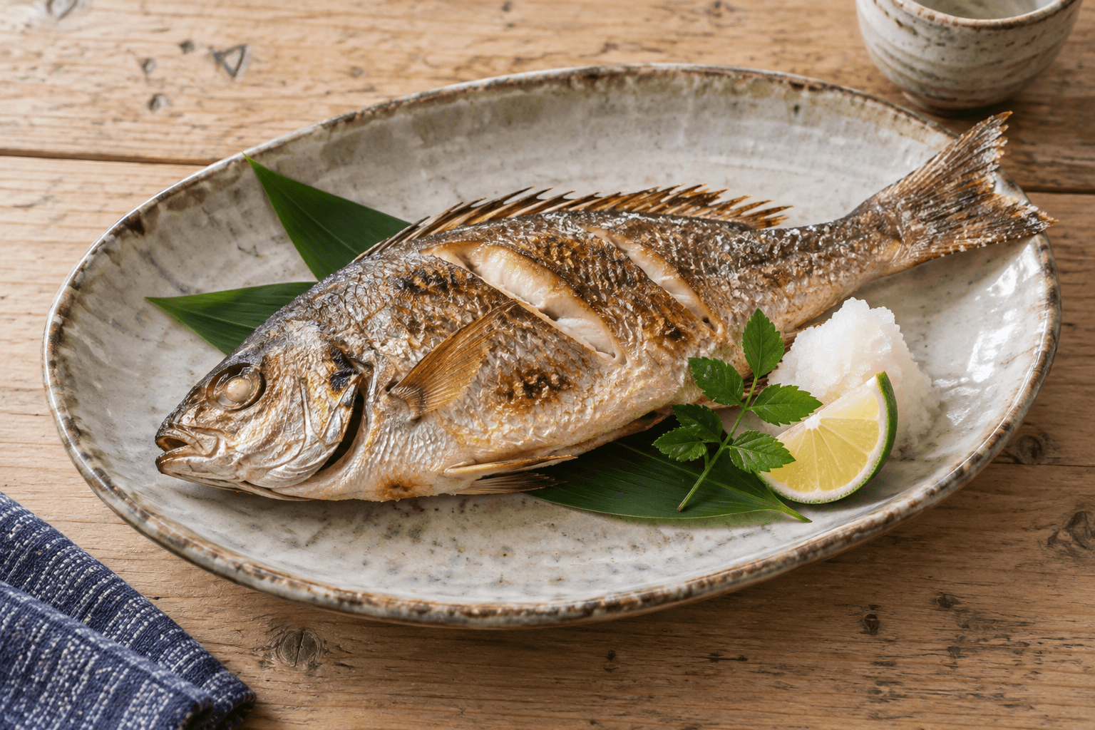 イサキの塩焼き