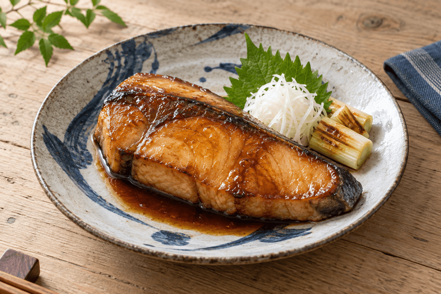 カンパチの照り焼き