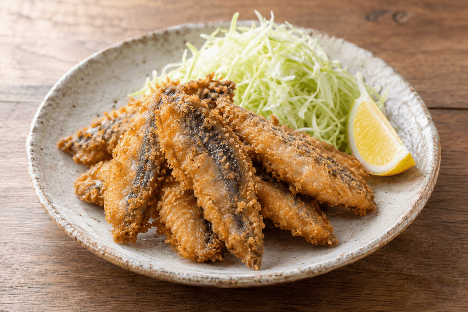 カタクチイワシのフライ