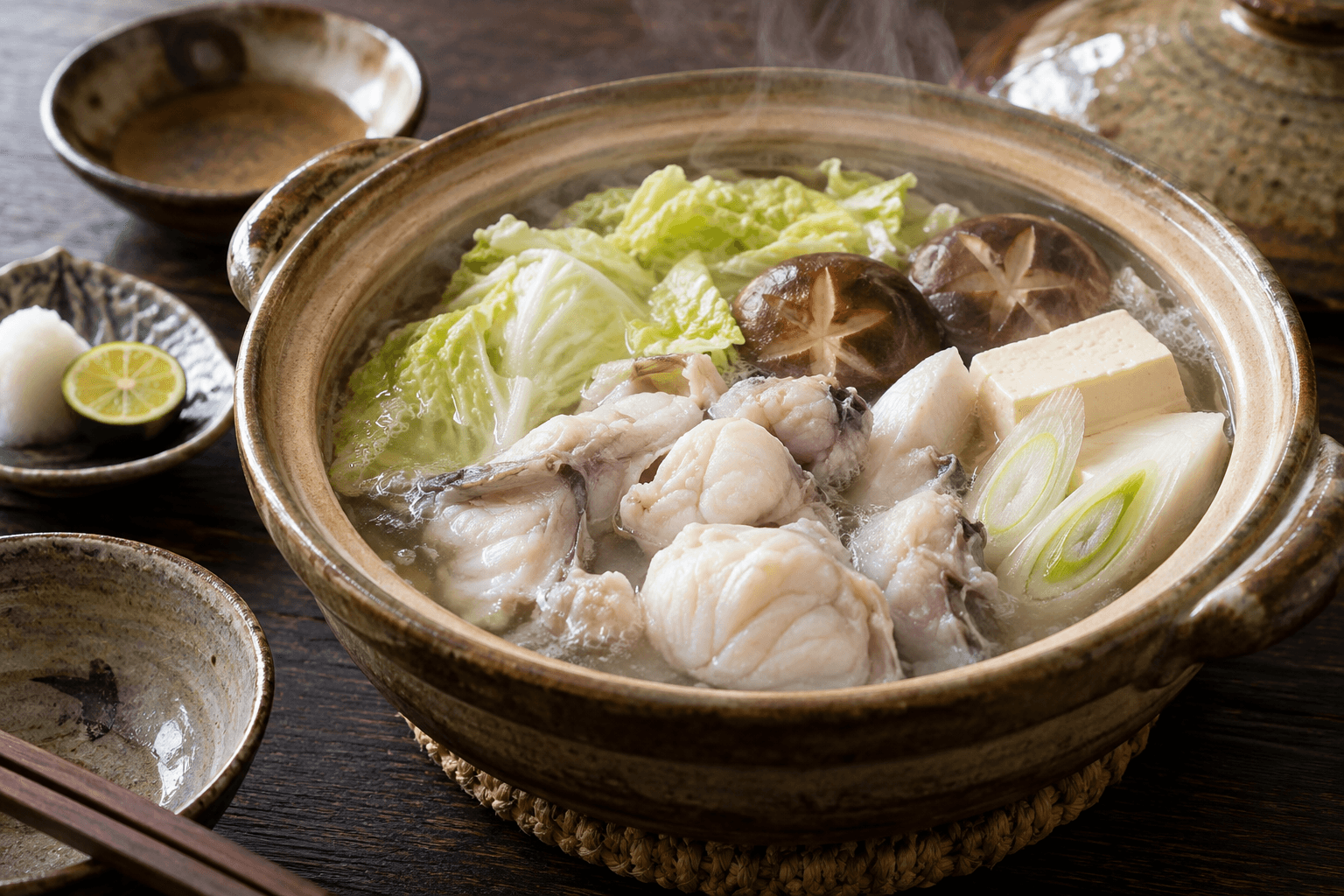 Thread-sail filefish: Fish hot pot