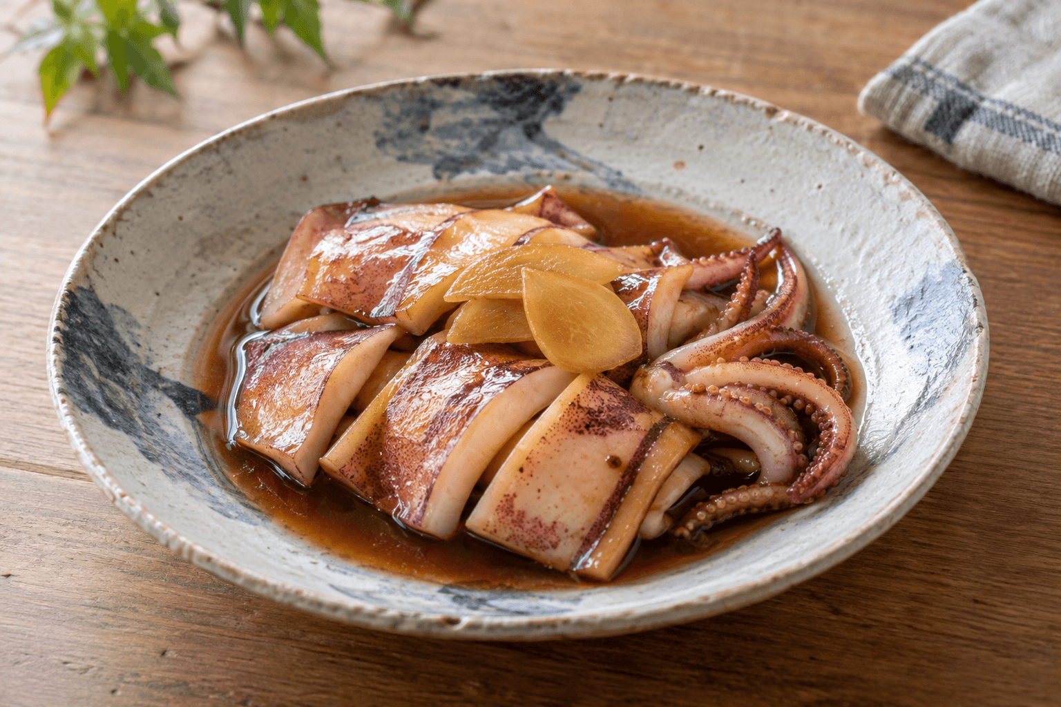 ケンサキイカの煮付け