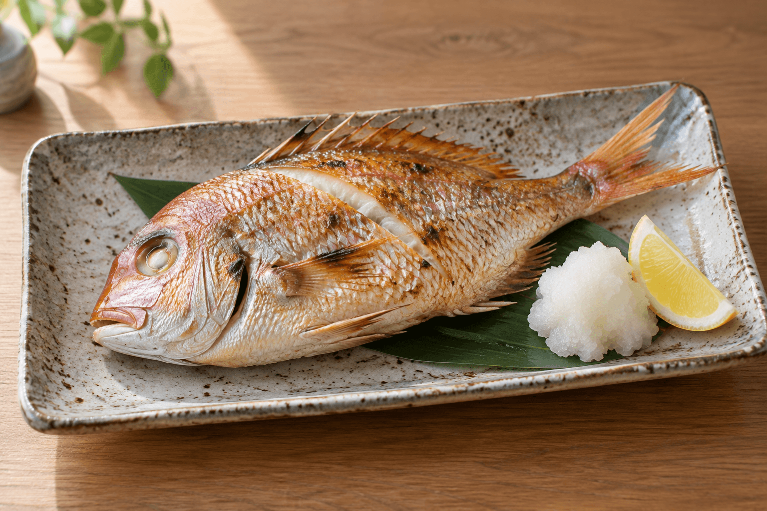 キダイの塩焼き