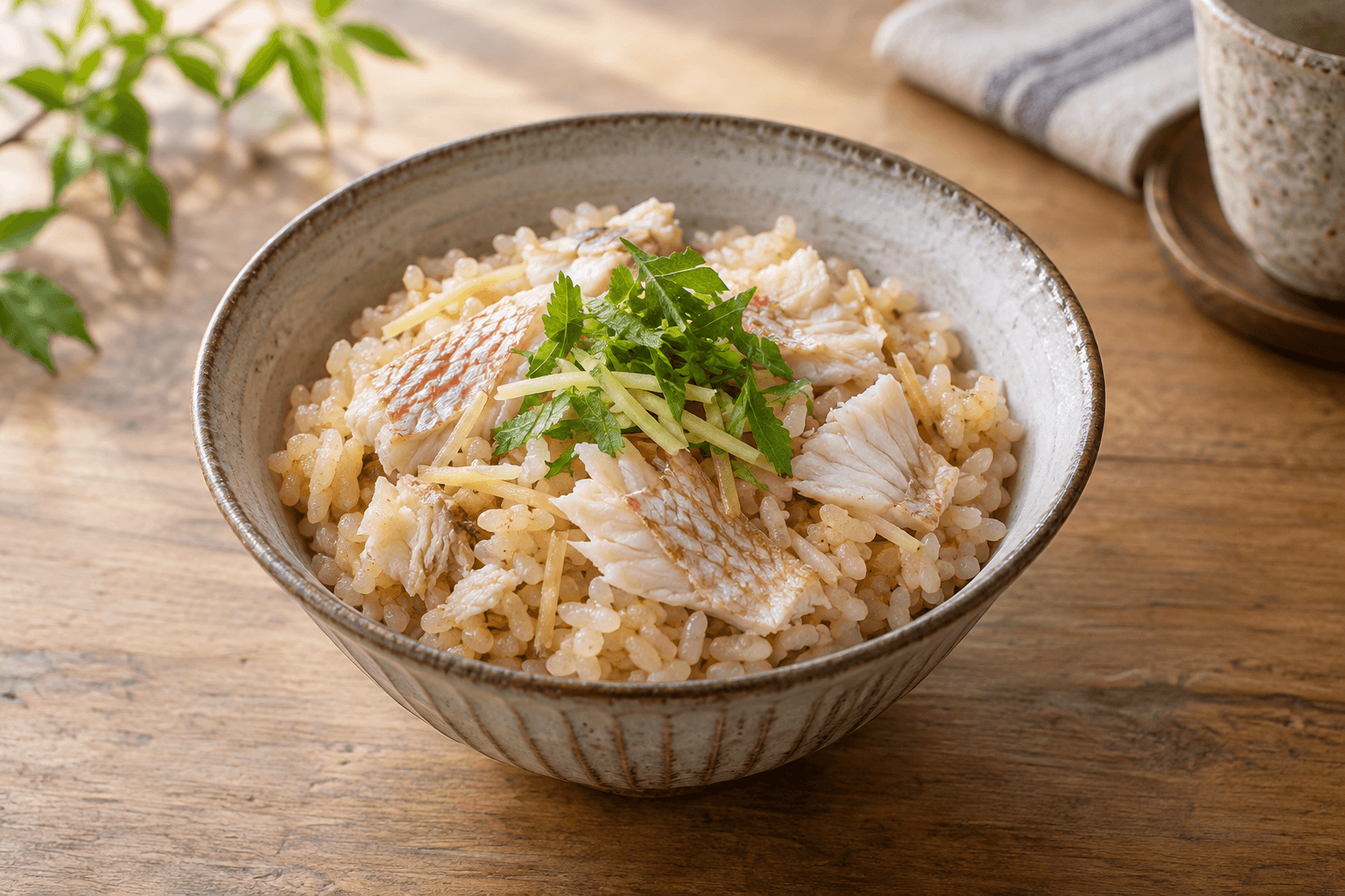 キダイの炊き込みご飯