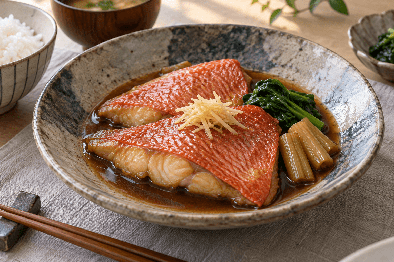 キンメダイの煮付け