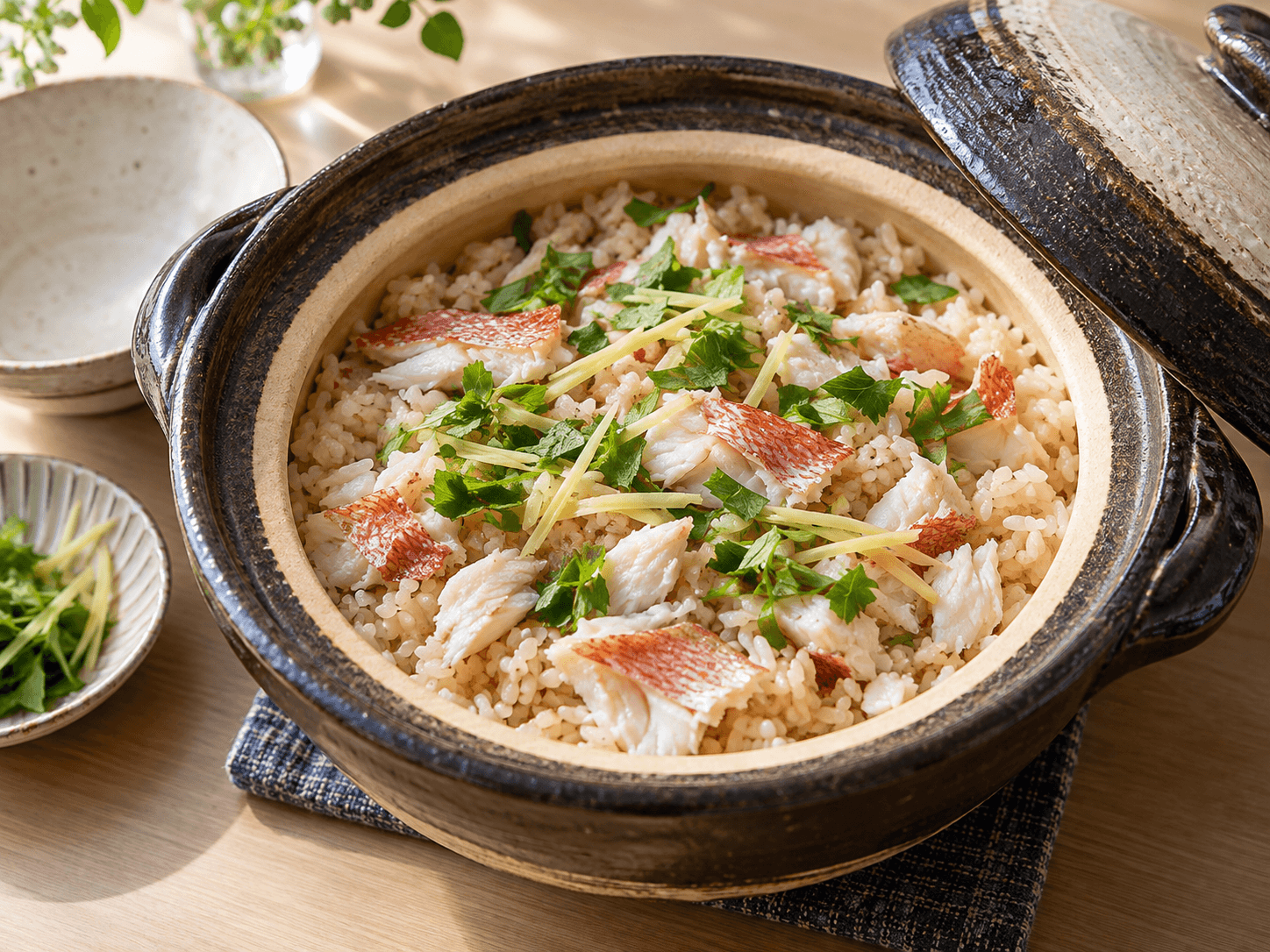 キンメダイの炊き込みご飯