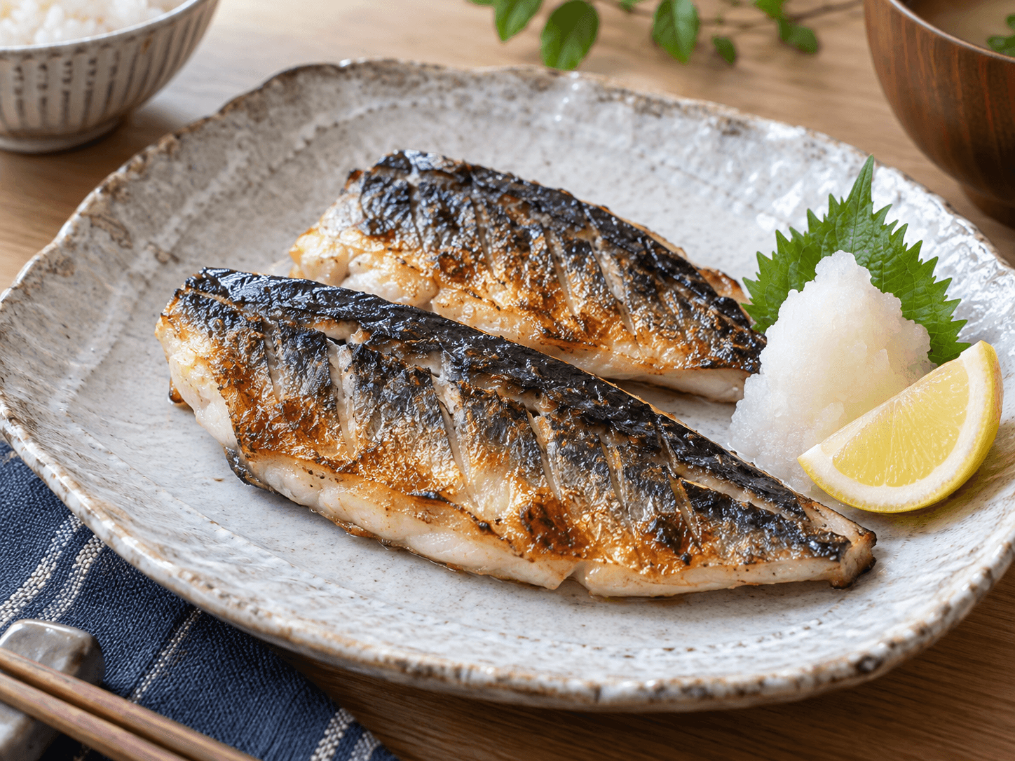 クロムツの塩焼き