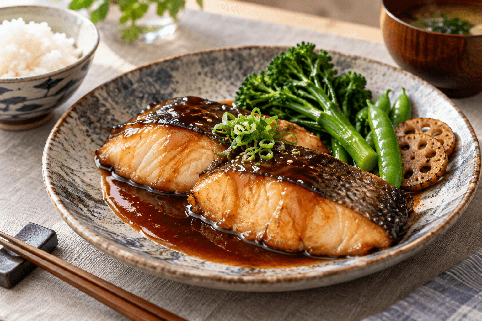 メダイの照り焼き