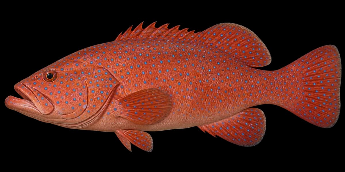 Leopard coral grouper