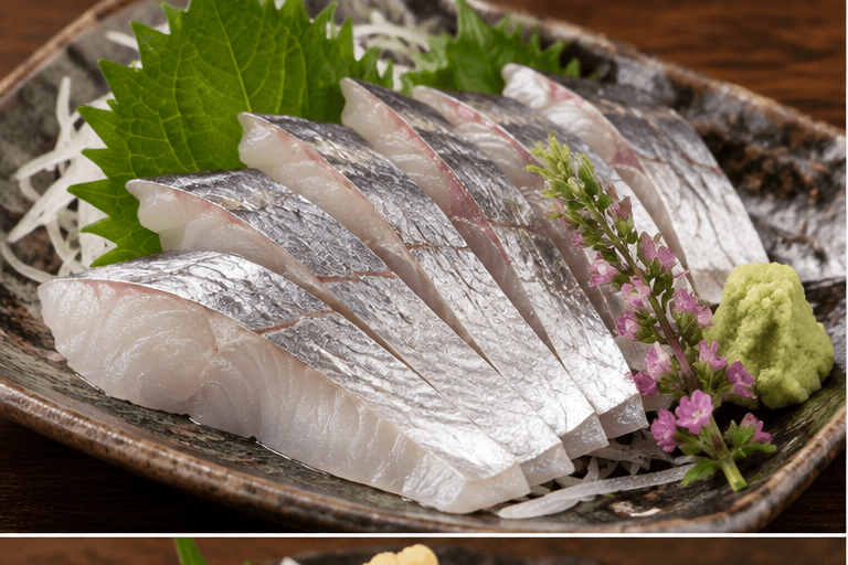 Largehead hairtail: Sashimi / thin-sliced raw fish