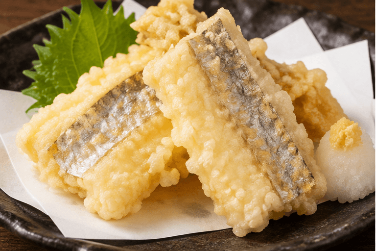 Largehead hairtail: Tempura