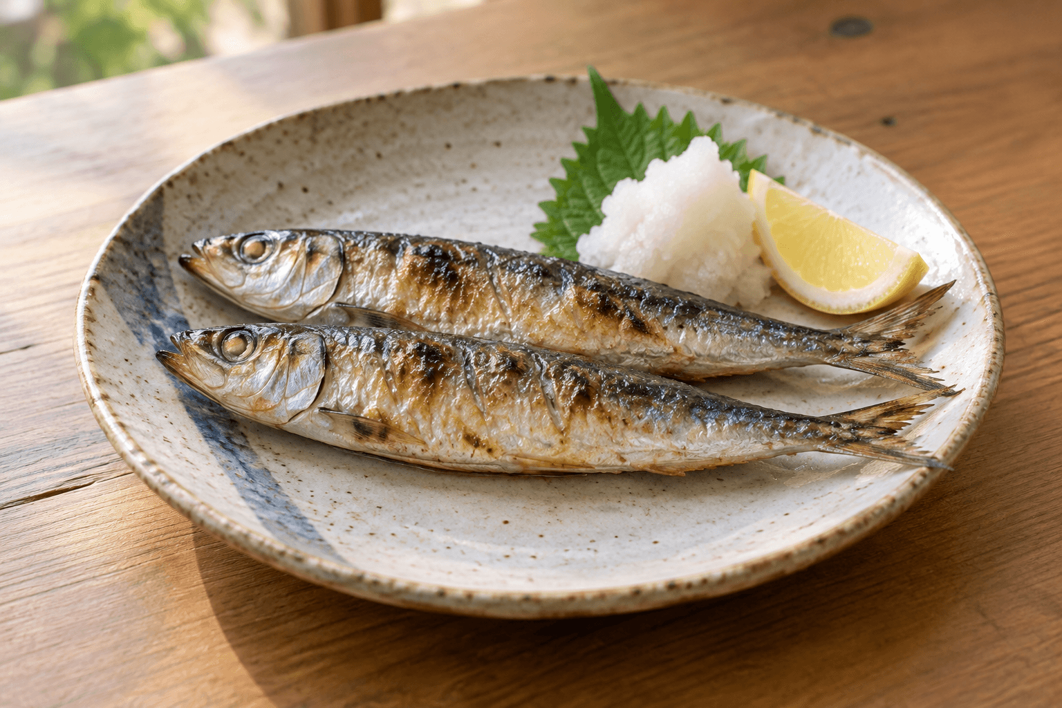 ウルメイワシの塩焼き