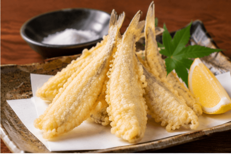 Japanese whiting: Tempura